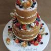 naked cake for a 60th birthday