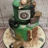 army themed birthday cake