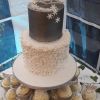 winter wonderland 21st birthday cake