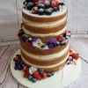 2 tier naked cake. 